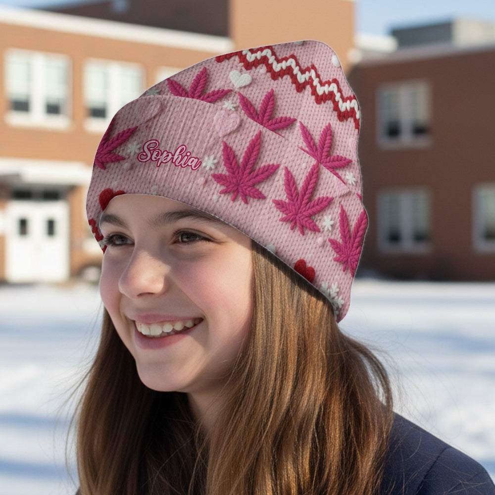 Superbe feuille - Bonnet personnalisé à motif cannabis
