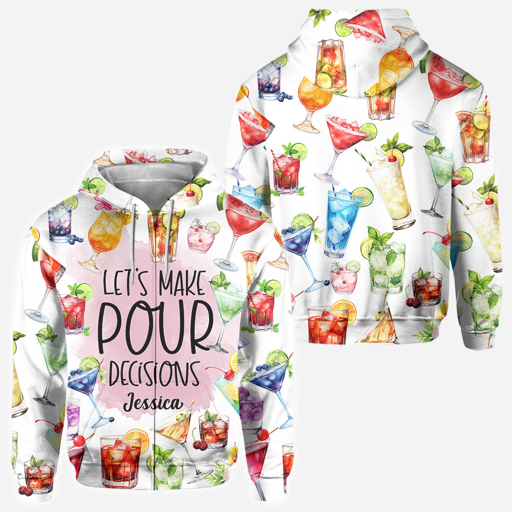 Prenons des décisions pour le service - T-shirt personnalisé inspiré des cocktails