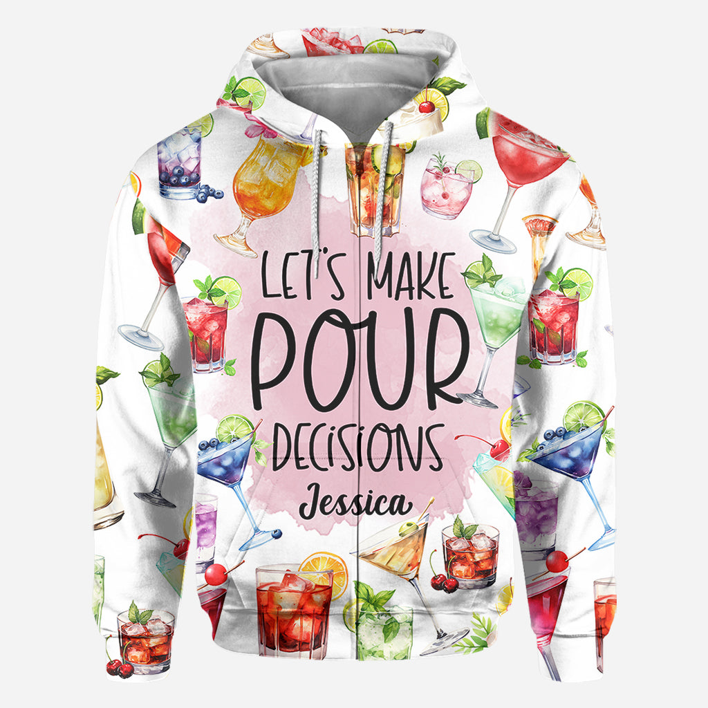 Prenons des décisions pour le service - T-shirt personnalisé inspiré des cocktails