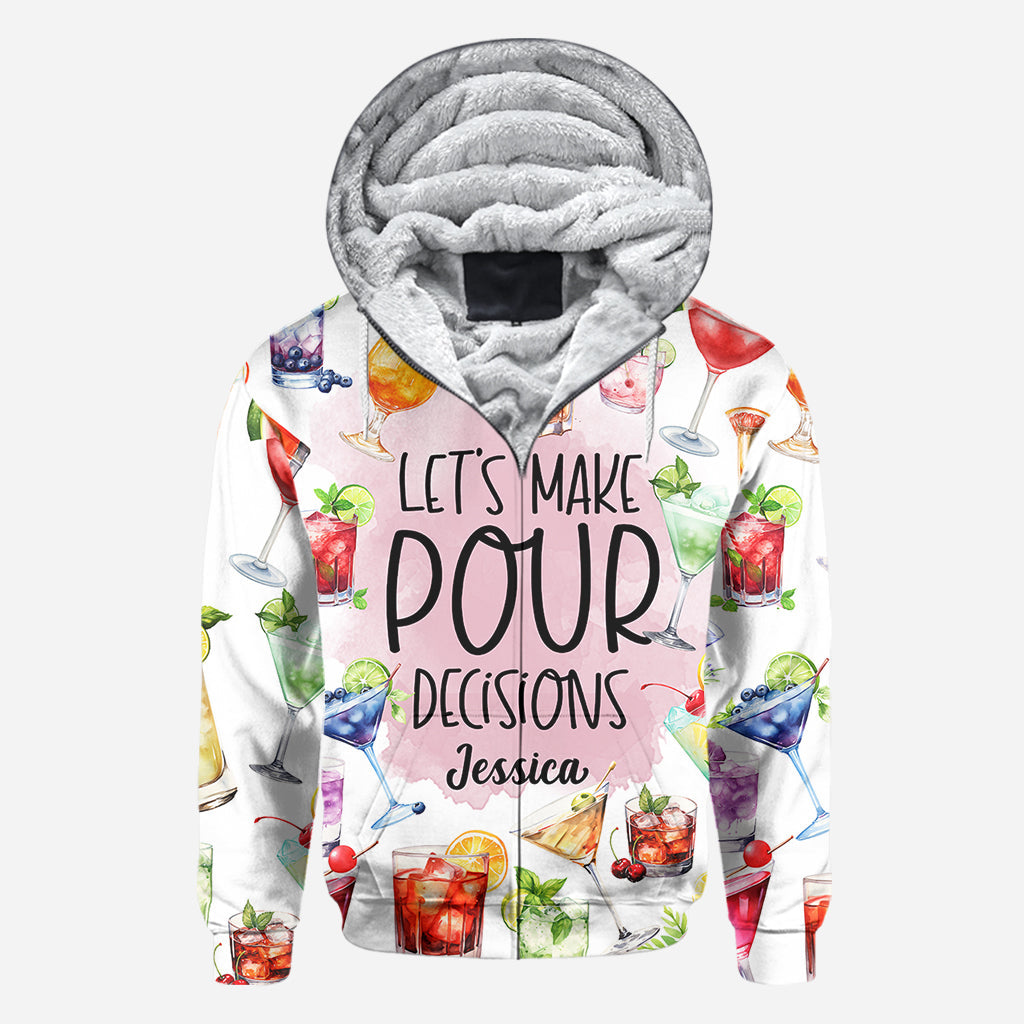 Prenons des décisions pour le service - T-shirt personnalisé inspiré des cocktails