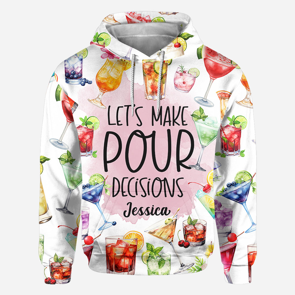 Prenons des décisions pour le service - T-shirt personnalisé inspiré des cocktails