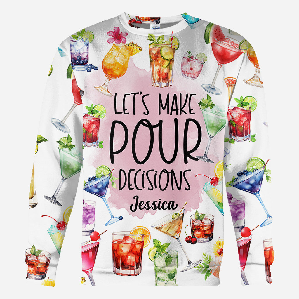 Prenons des décisions pour le service - T-shirt personnalisé inspiré des cocktails