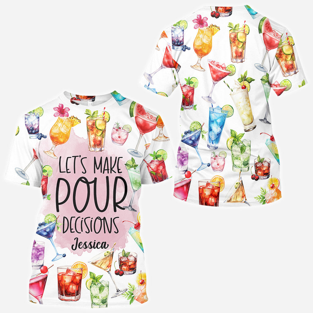 Prenons des décisions pour le service - T-shirt personnalisé inspiré des cocktails