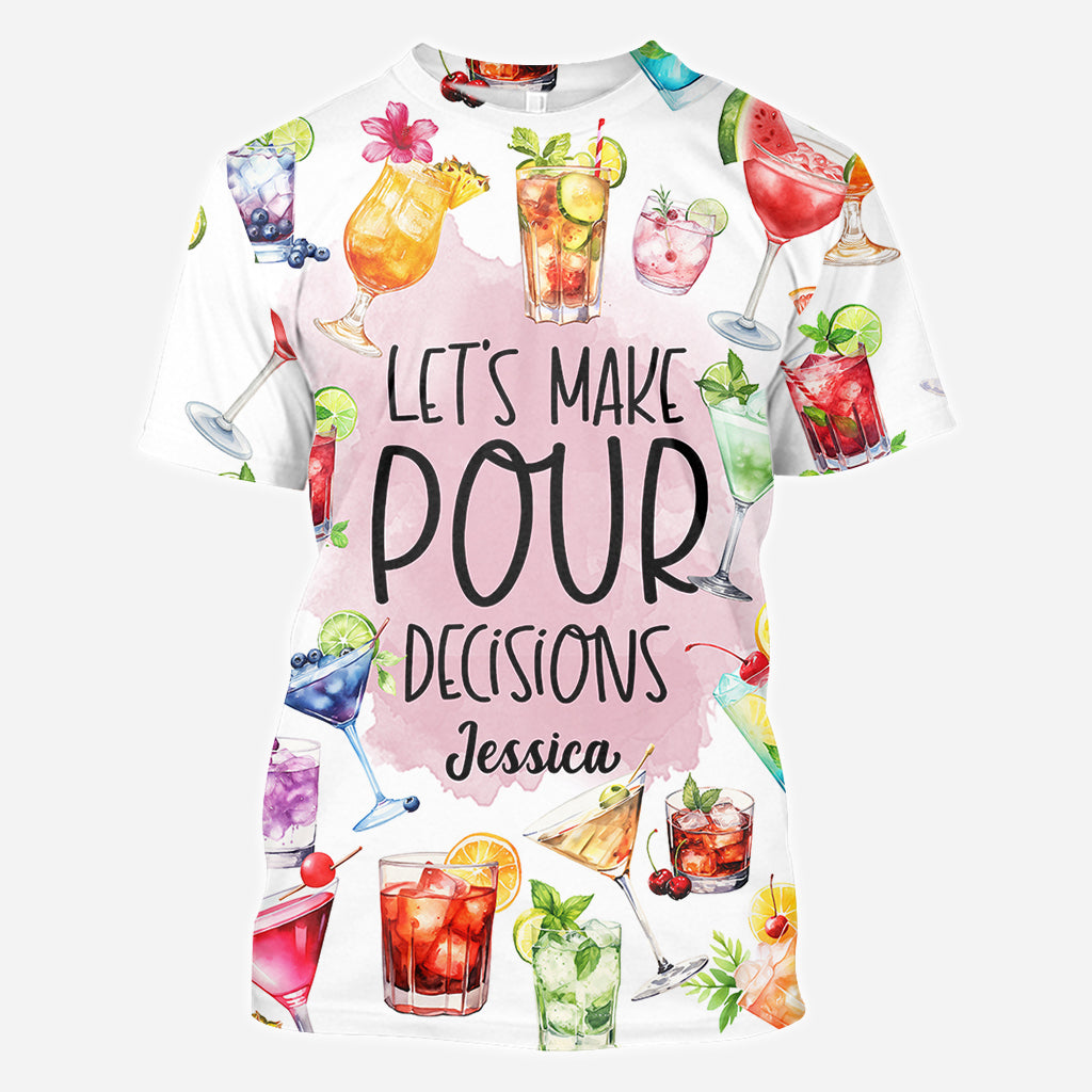 Prenons des décisions pour le service - T-shirt personnalisé inspiré des cocktails