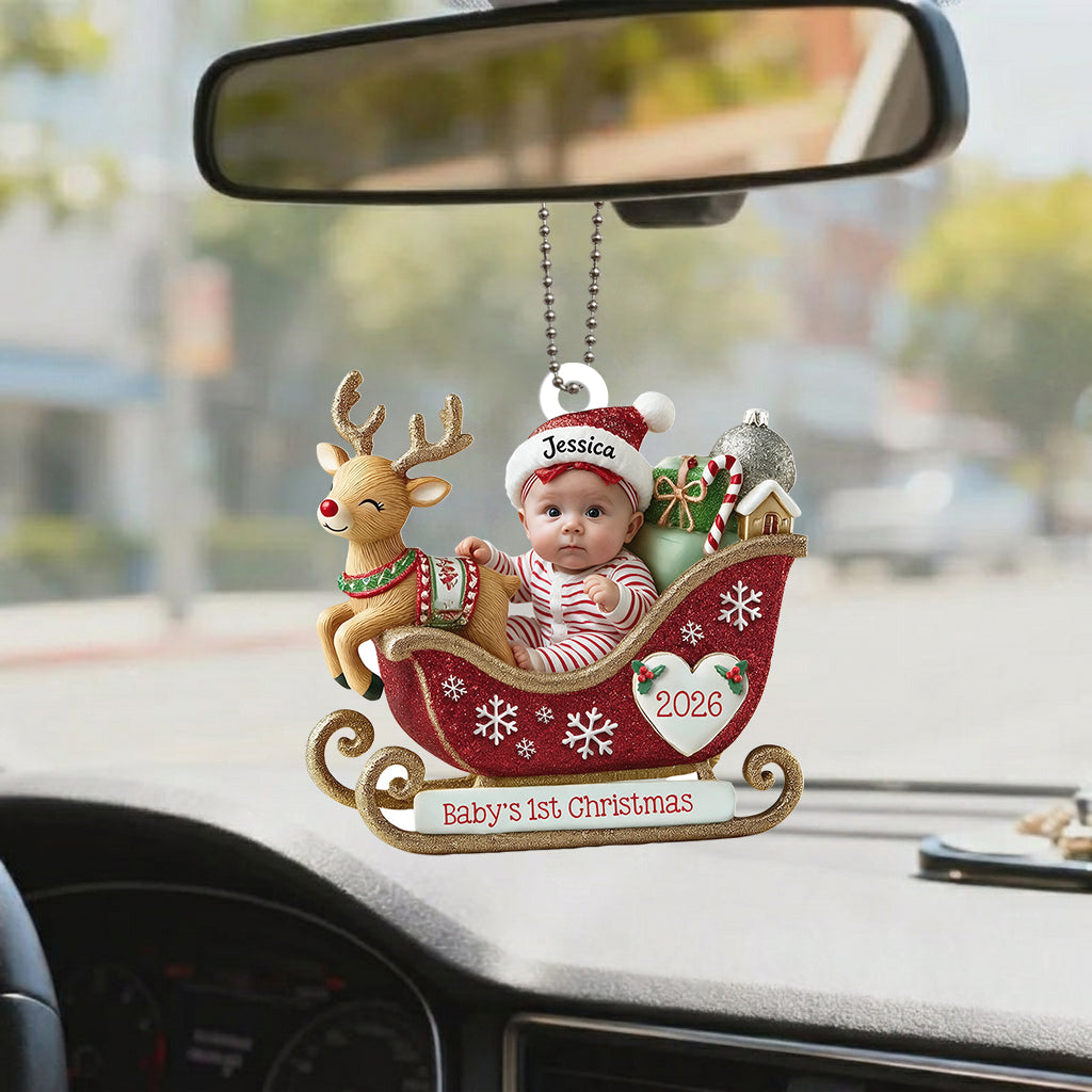 Merry Christmas - Personalized Kid Premium 3D Ornament