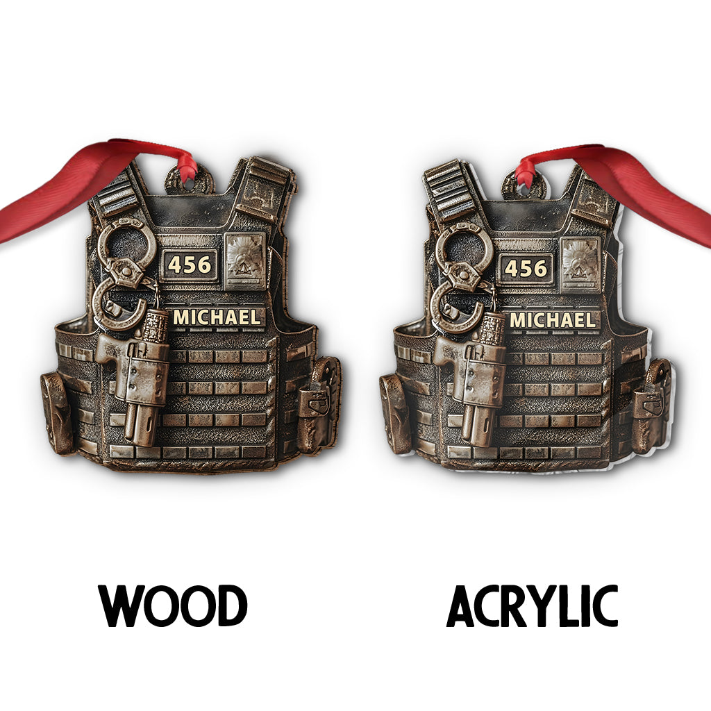 Serve & Protect - Personalized Police Officer Ornament