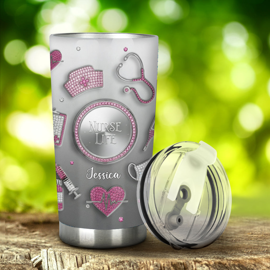 Love Nurse Life - Personalized Nurse Tumbler