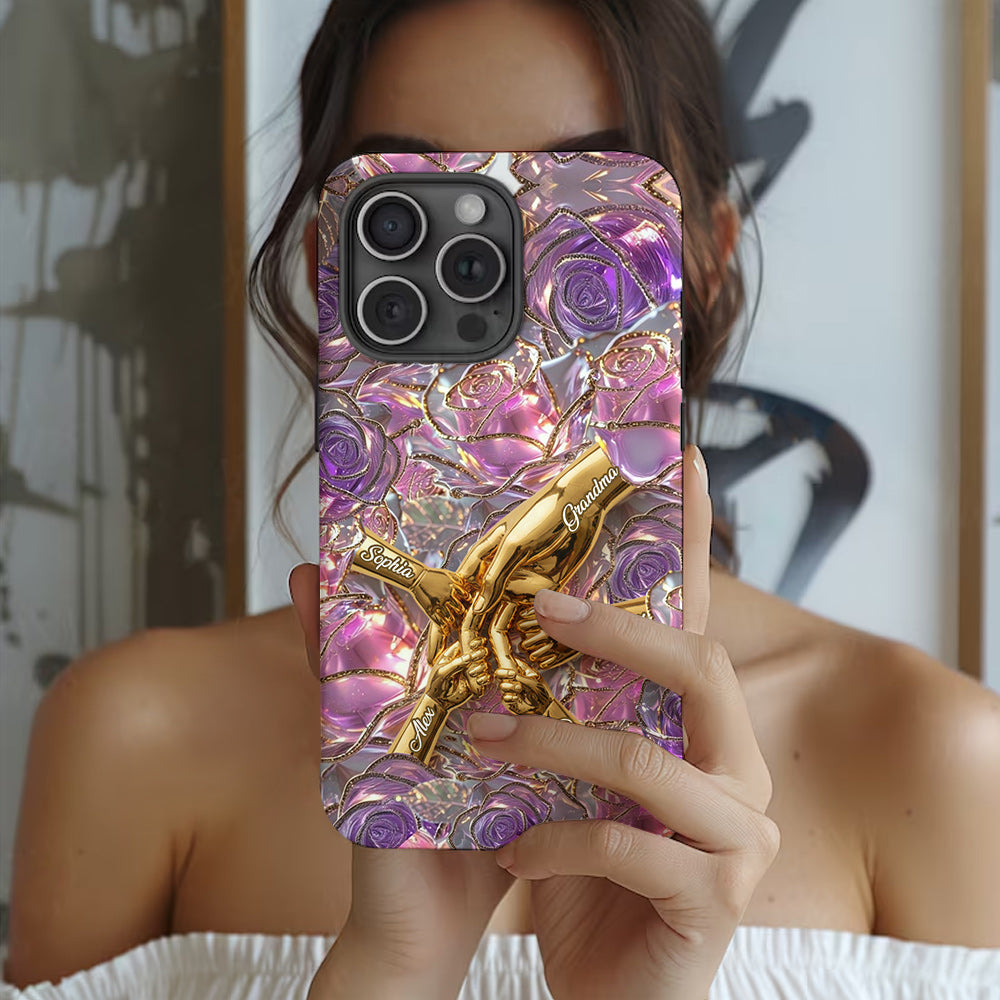 Holding Hands - Personalized Mother Full Print Phone Case