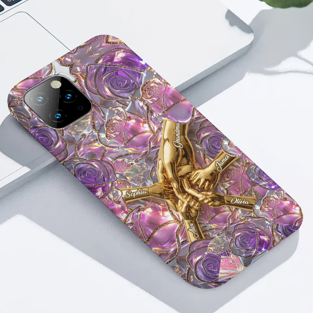 Holding Hands - Personalized Mother Full Print Phone Case