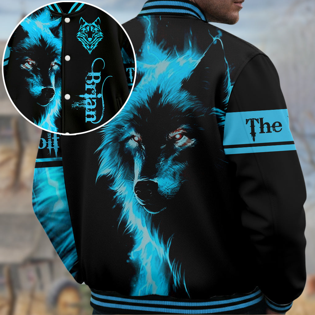 Der Wolf – Personalisierte Wolf-Collegejacke