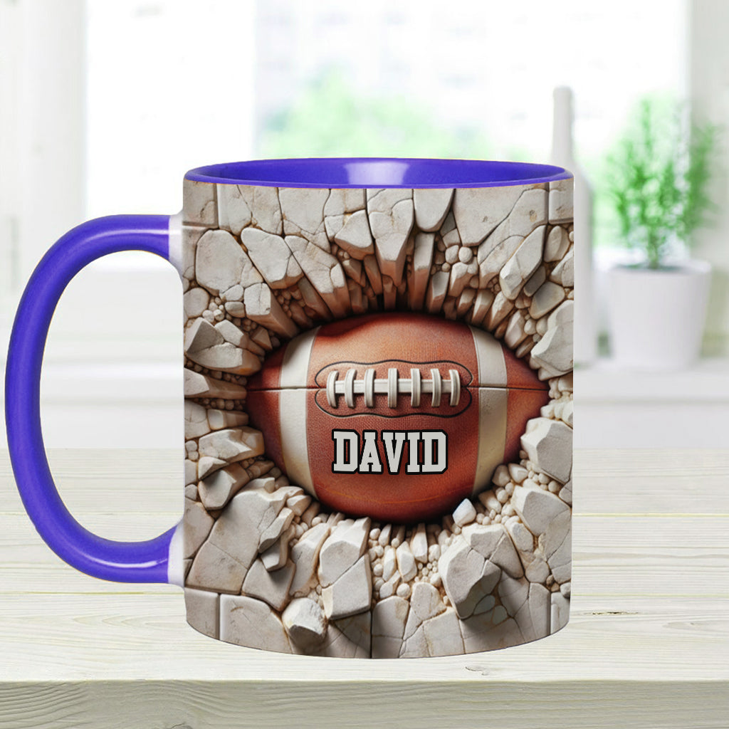 Victory Sip - Personalized Football Accent Mug