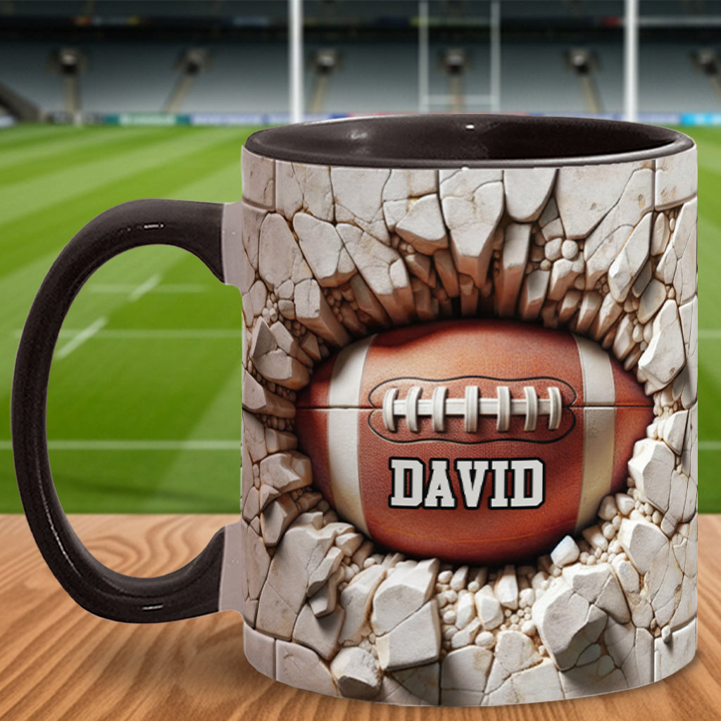 Victory Sip - Personalized Football Accent Mug