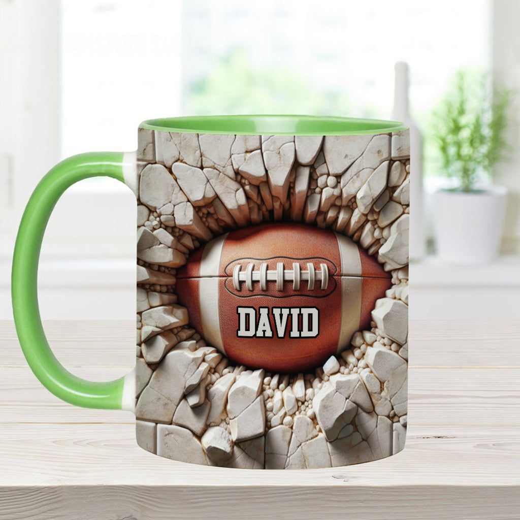 Victory Sip - Personalized Football Accent Mug