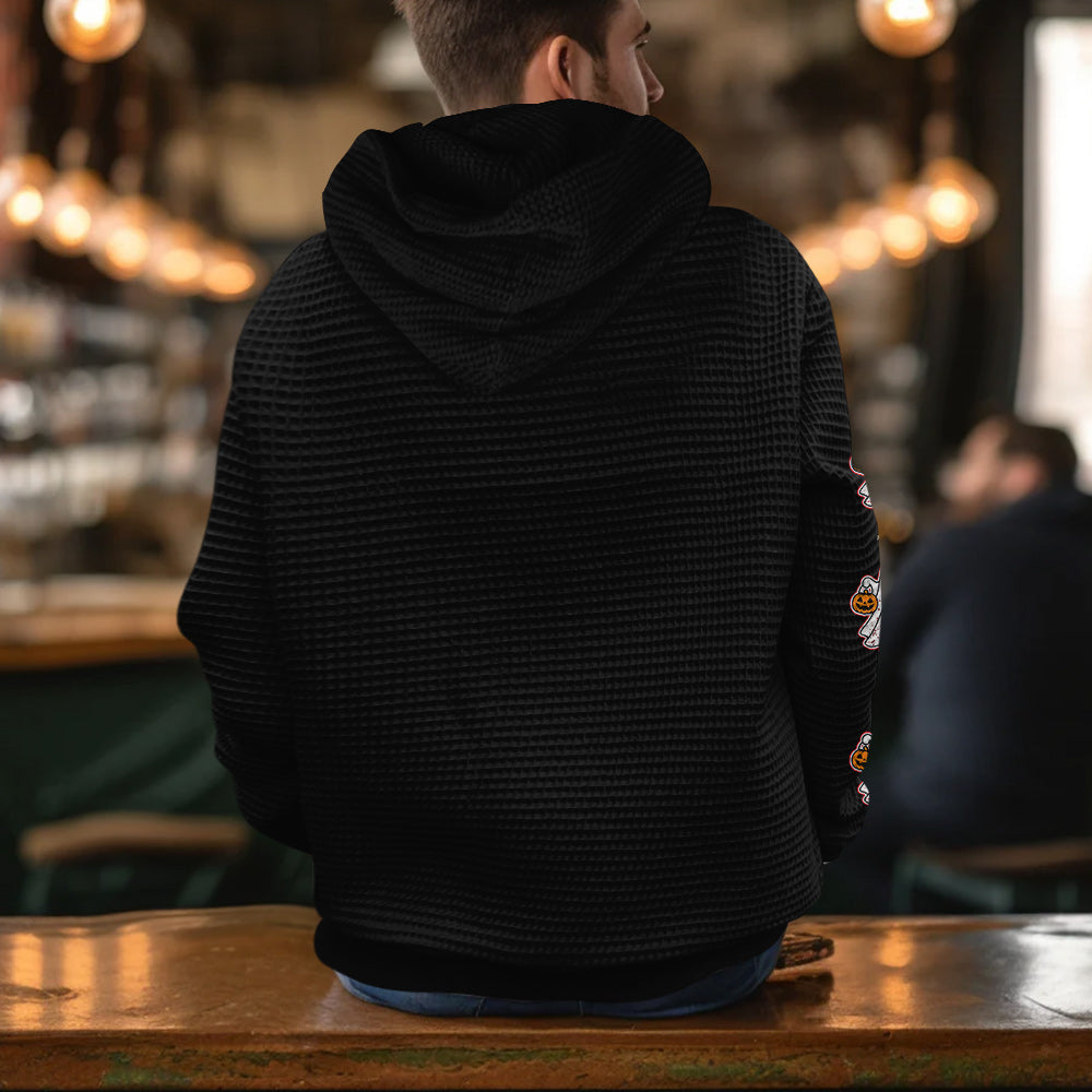 Spooky Mama - Personalized Mother Waffle Hoodie