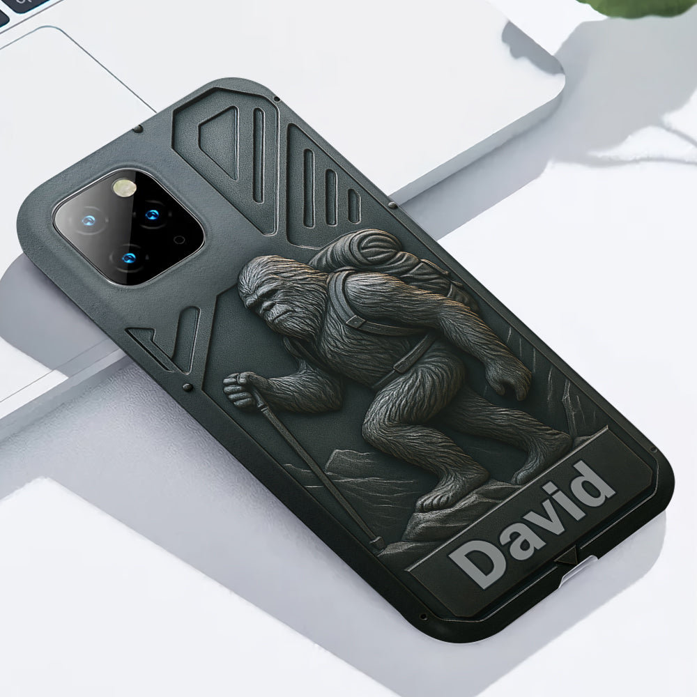 Sasquatch - Personalisierte Handyhülle mit Wandermotiv und Volldruck