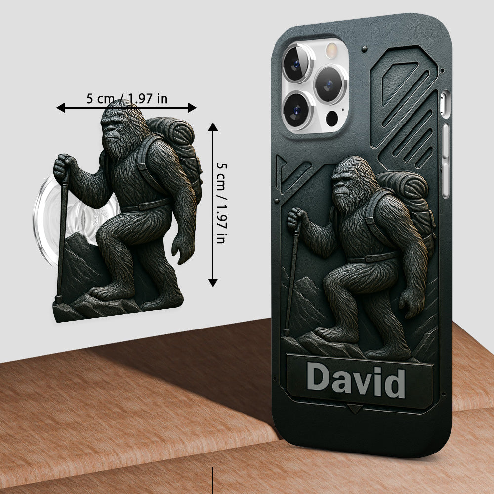 Sasquatch - Personalisierte Handyhülle mit Wandermotiv und Volldruck