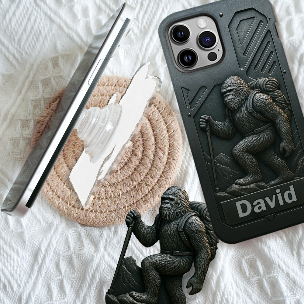 Sasquatch - Personalisierte Handyhülle mit Wandermotiv und Volldruck
