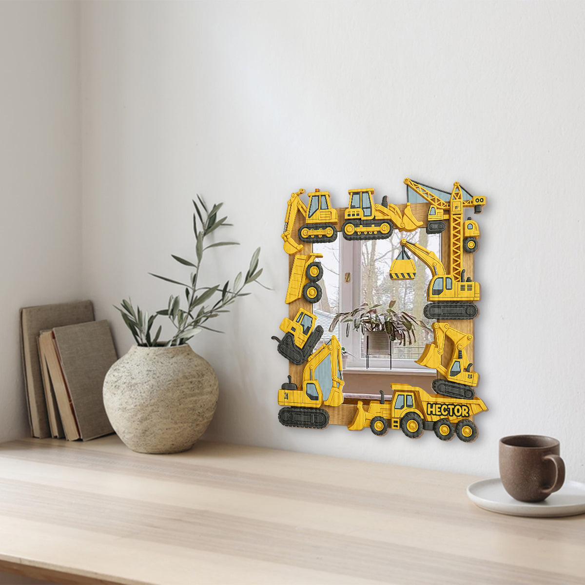 Dig & Discover Children's Gift - Personalized Kid Wall Hanging Mirror