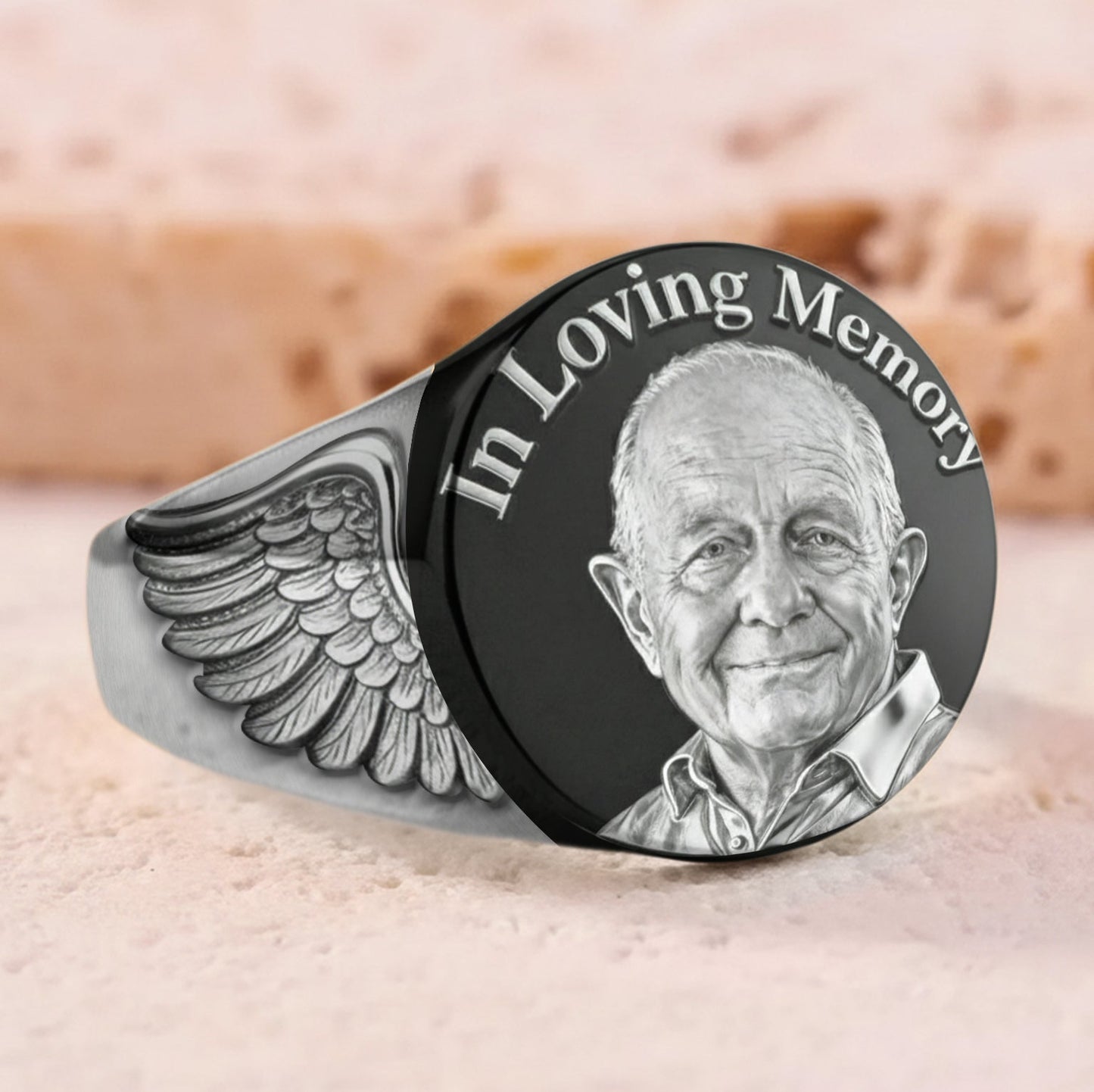 In Loving Memory - Personalized Memorial Signet Ring