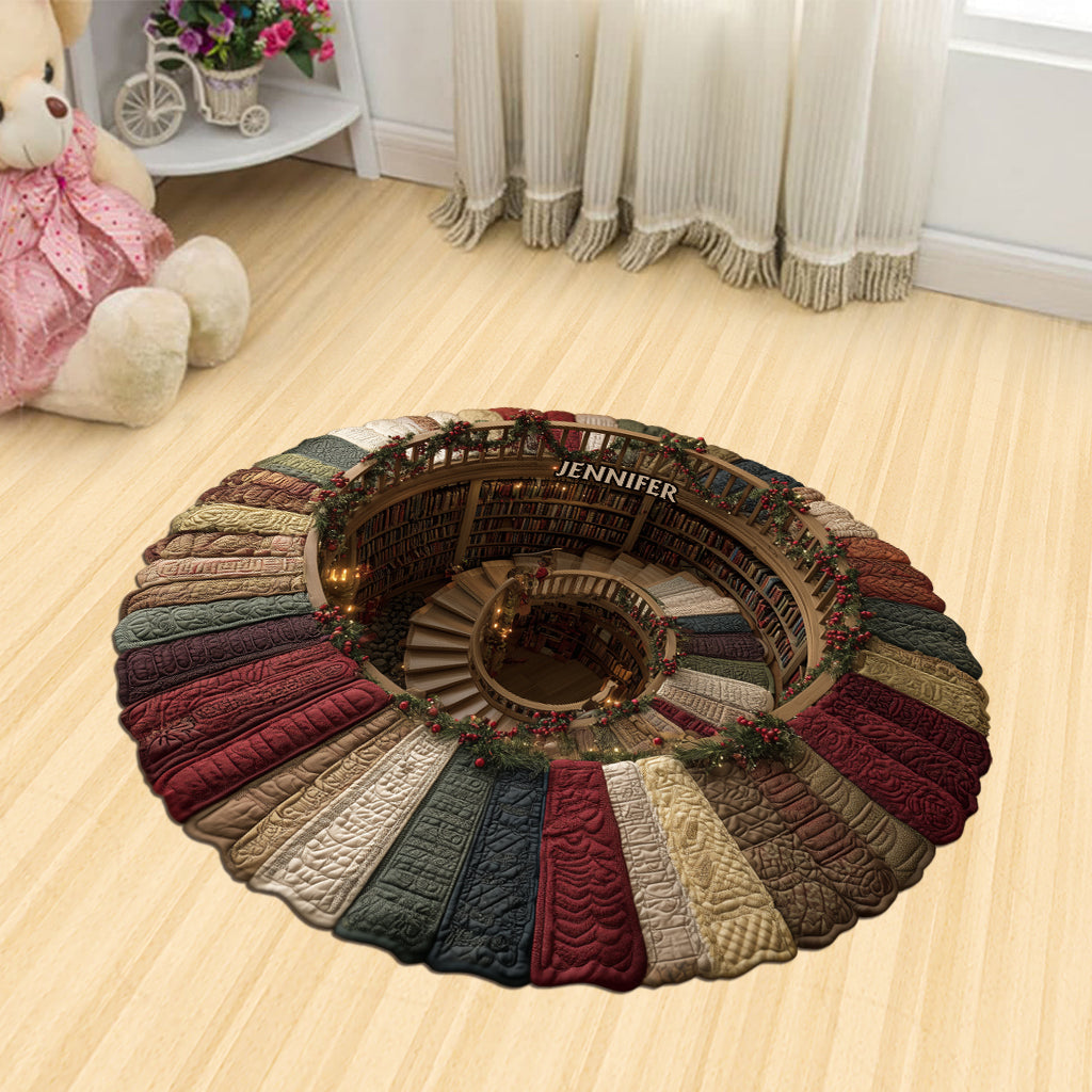 Book Lover - Personalized Book Shaped Doormat/ Rug