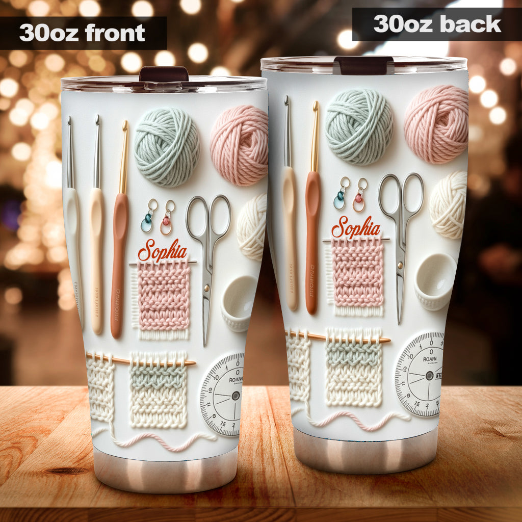 Häkelfans aufgepasst! - Personalisierter Häkelbecher