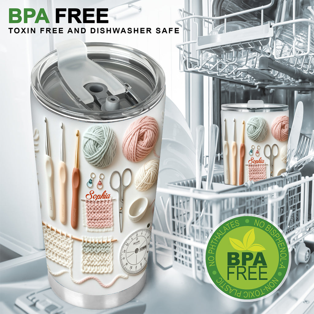 Häkelfans aufgepasst! - Personalisierter Häkelbecher