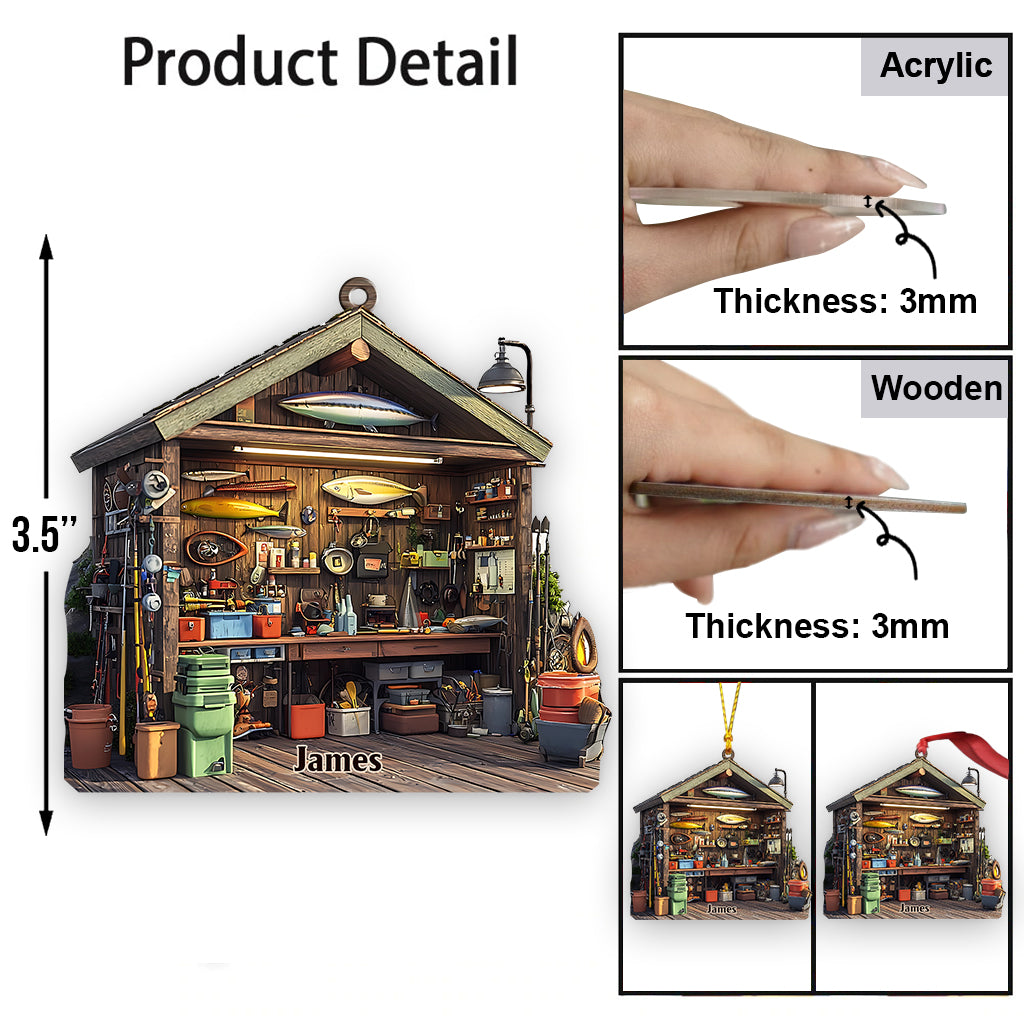 Équipement de pêche - Ornement de pêche personnalisé
