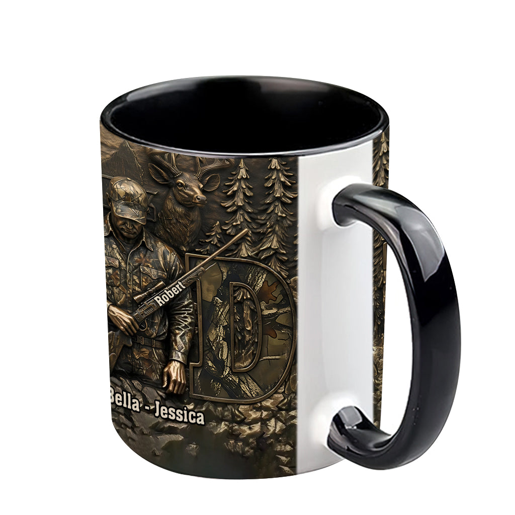 Best Buckin Dad - Personalized Hunting Accent Mug