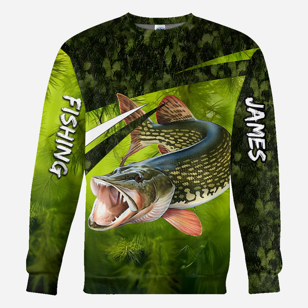 T-shirt personnalisé « J'adore la pêche »