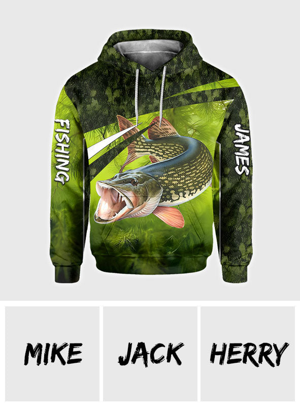 T-shirt personnalisé « J'adore la pêche »