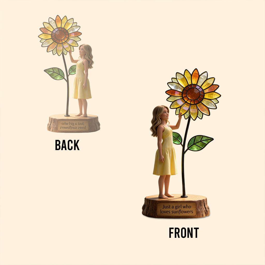 Custom Any Photo - Personalized Flower Lover Custom Shaped Acrylic Plaque