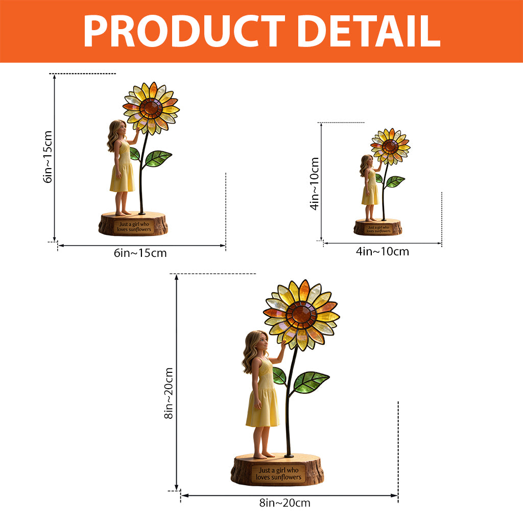 Custom Any Photo - Personalized Flower Lover Custom Shaped Acrylic Plaque