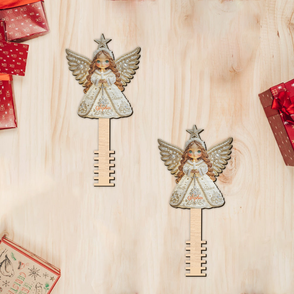 Angel Joy Hope Faith Peace - Christian Tree Topper