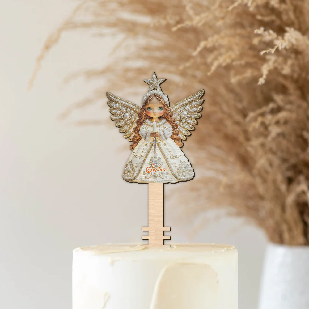 Angel Joy Hope Faith Peace - Christian Tree Topper
