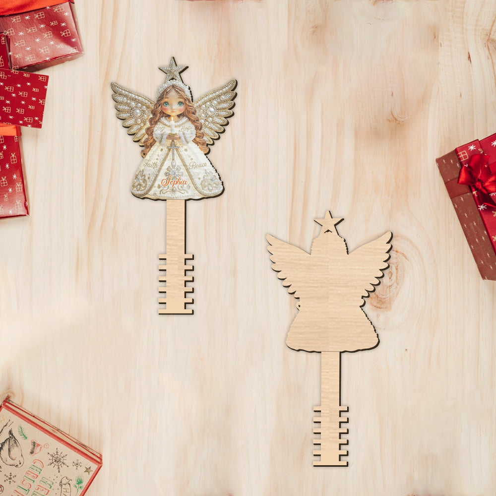 Angel Joy Hope Faith Peace - Christian Tree Topper