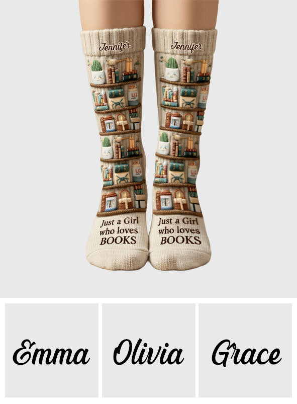 Love Reading - Personalized Book Socks