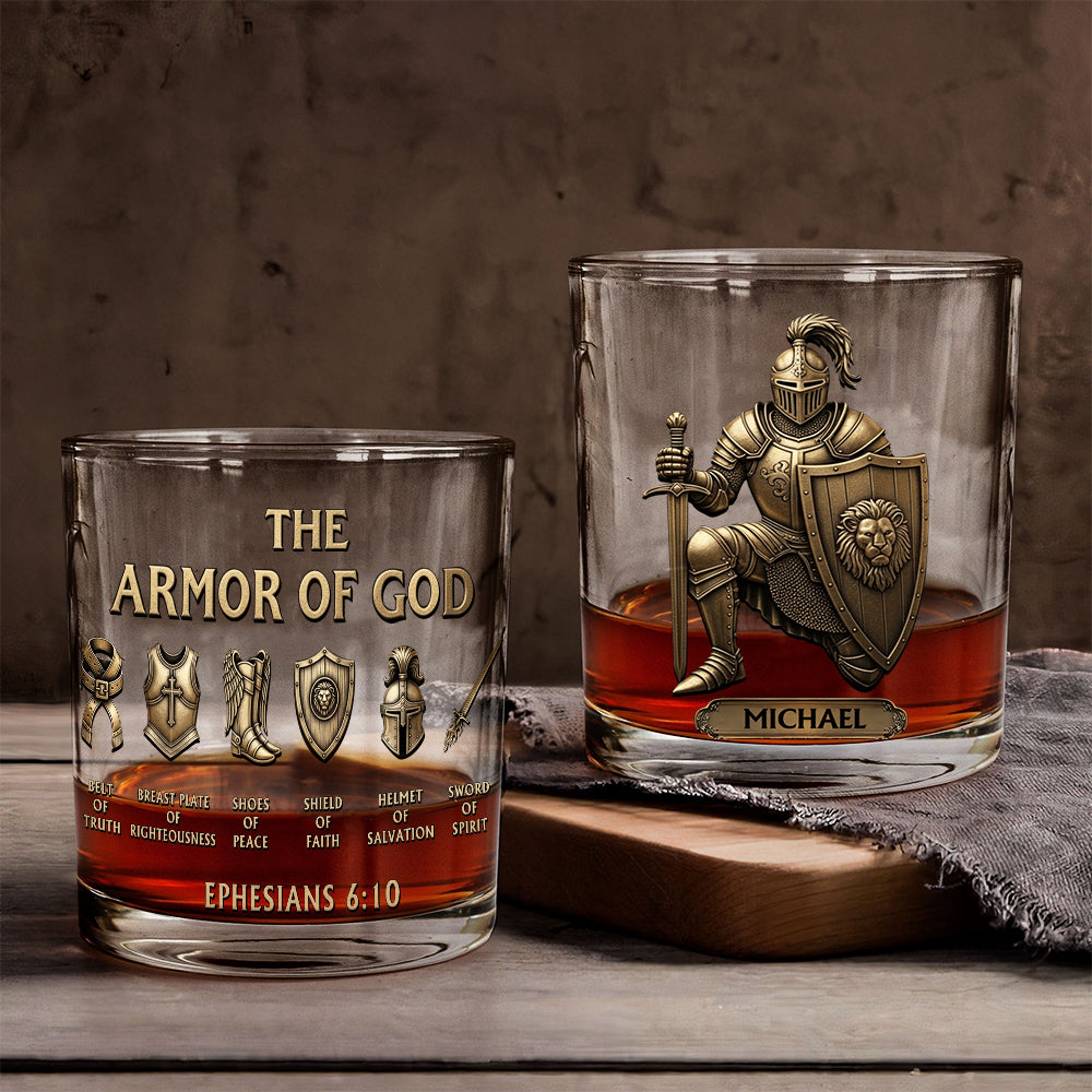 Amor Of God - Verre à whisky chrétien personnalisé