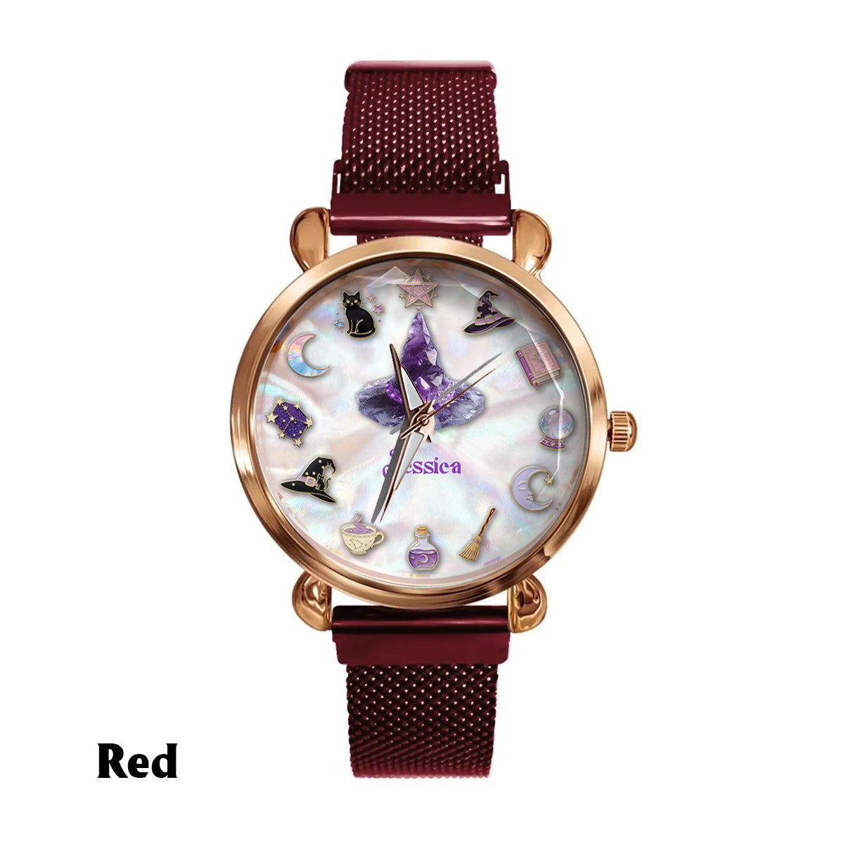 Sparkle Witch - Personalized Witch Women Hand Watch