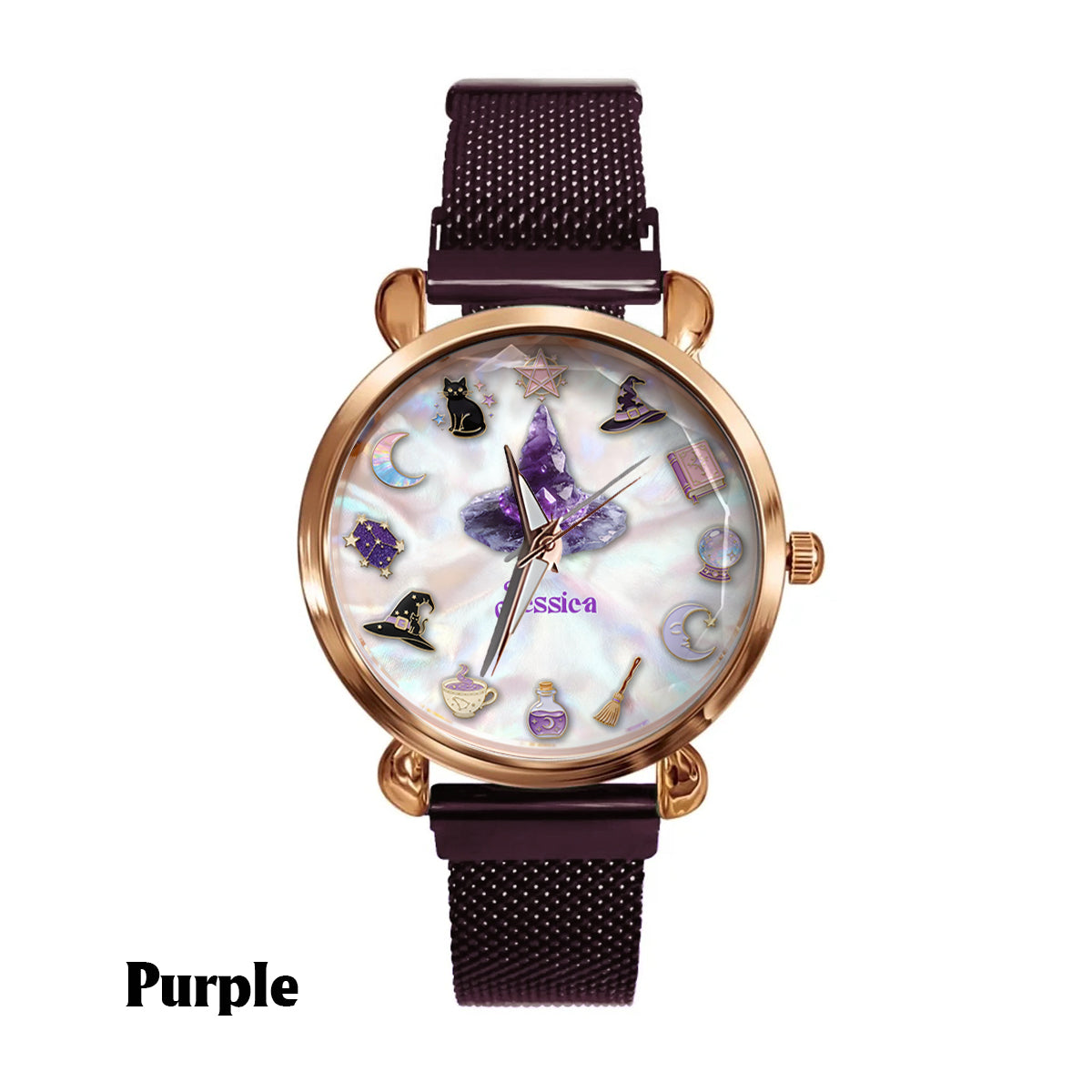 Sparkle Witch - Personalized Witch Women Hand Watch