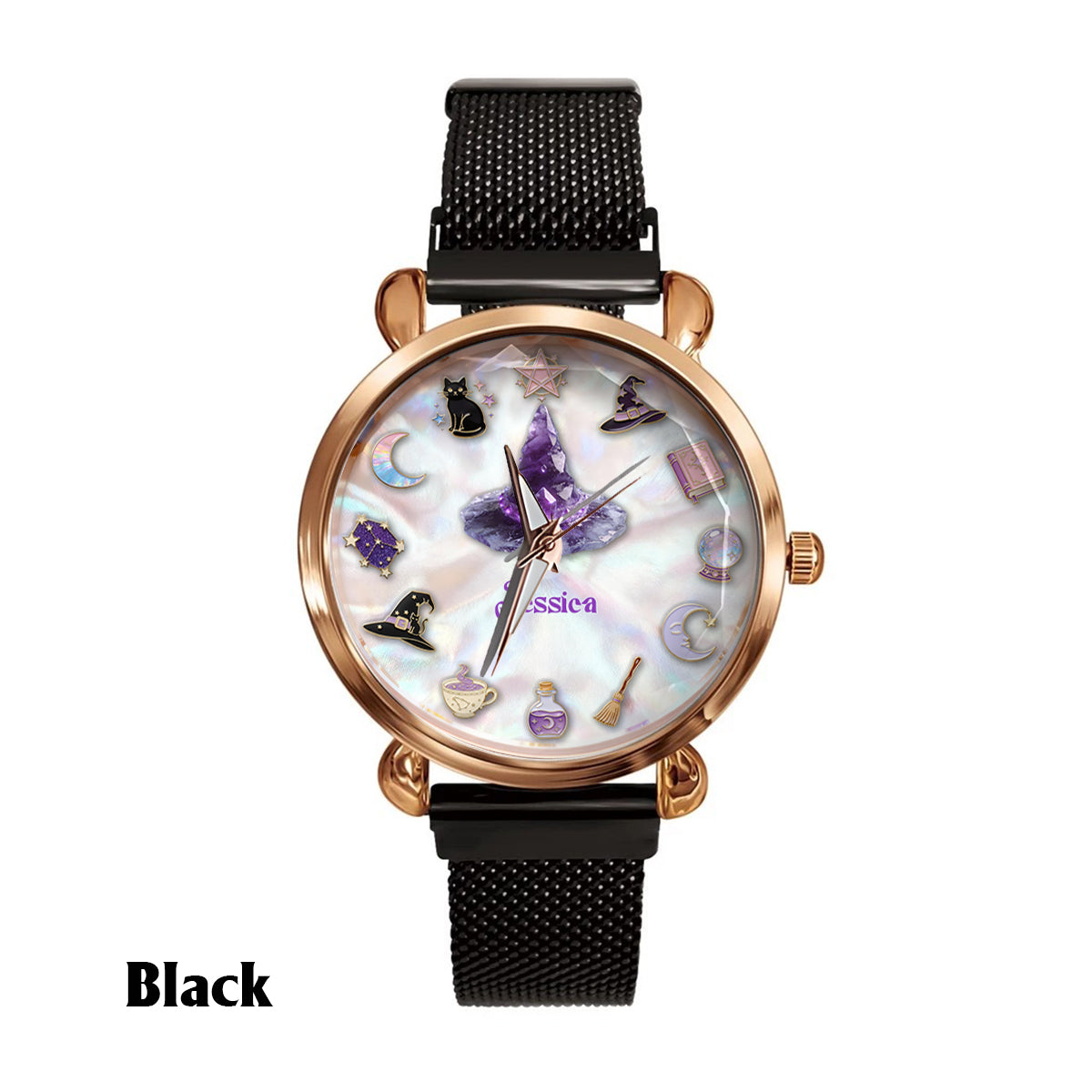 Sparkle Witch - Personalized Witch Women Hand Watch