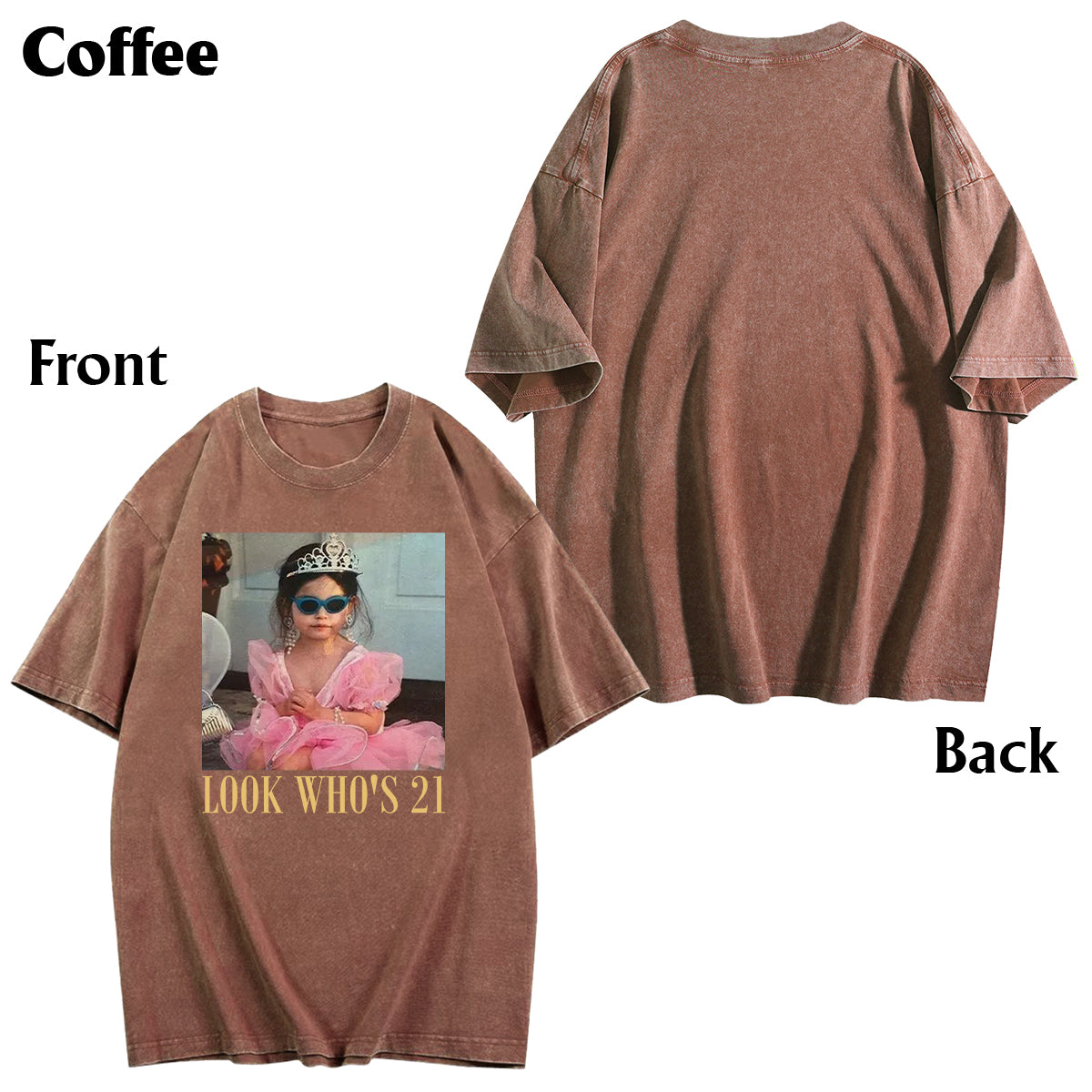 Happy Birthday - Personalized Birthday Wash T-Shirt