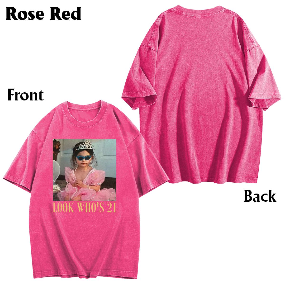 Happy Birthday - Personalized Birthday Wash T-Shirt
