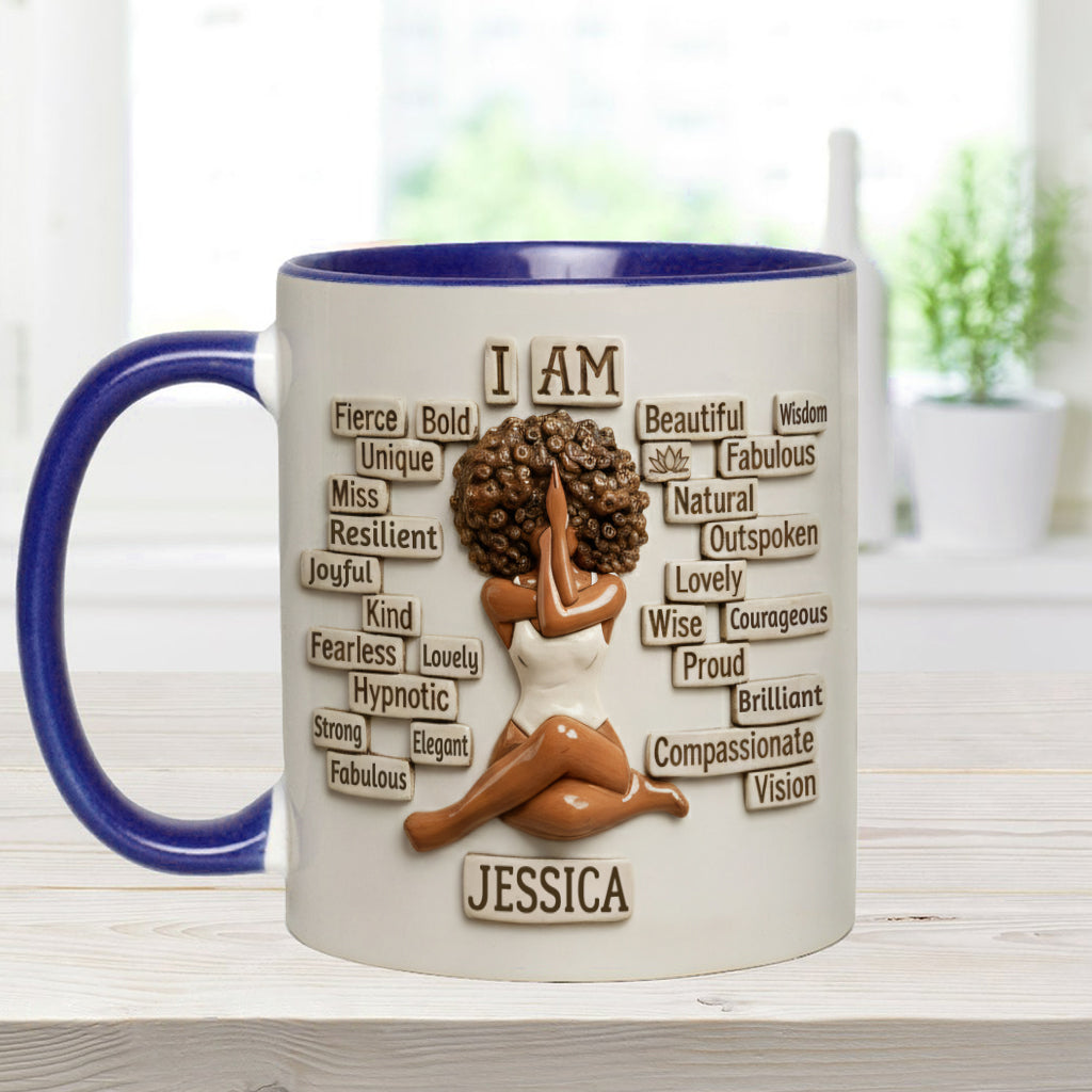 Proud To Be Black - Personalized African American Accent Mug