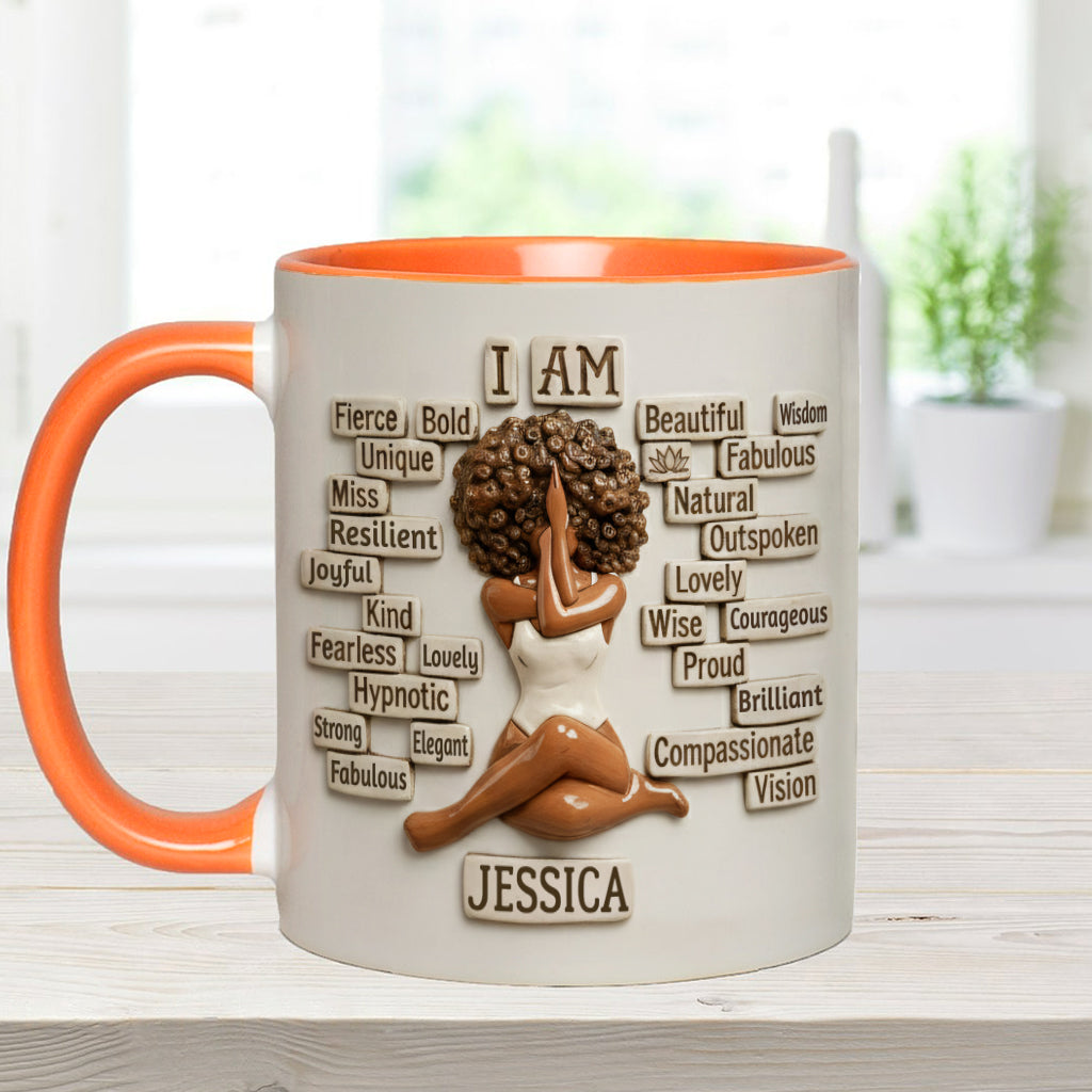 Proud To Be Black - Personalized African American Accent Mug