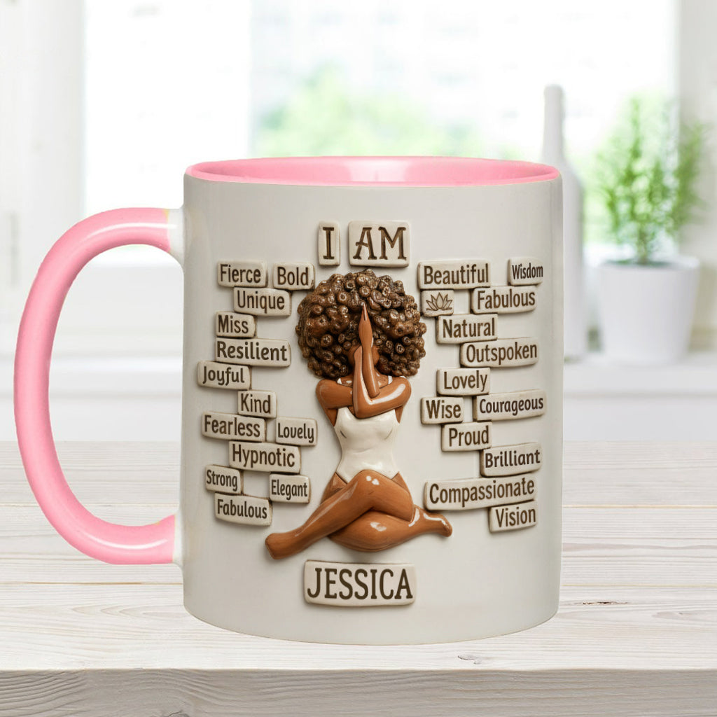 Proud To Be Black - Personalized African American Accent Mug