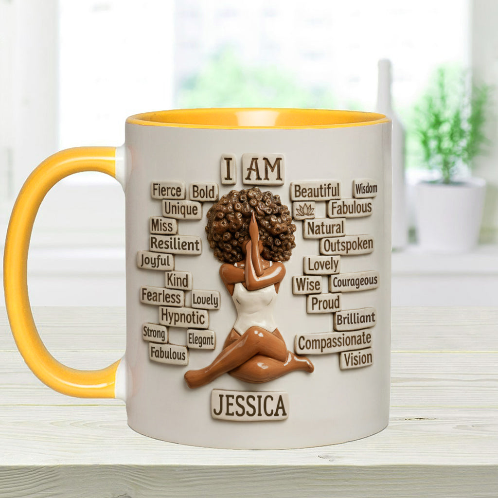 Proud To Be Black - Personalized African American Accent Mug