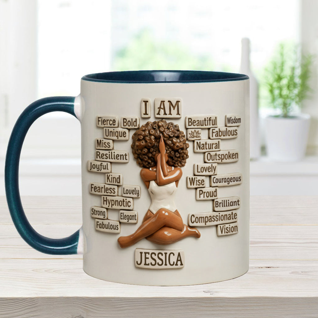 Proud To Be Black - Personalized African American Accent Mug