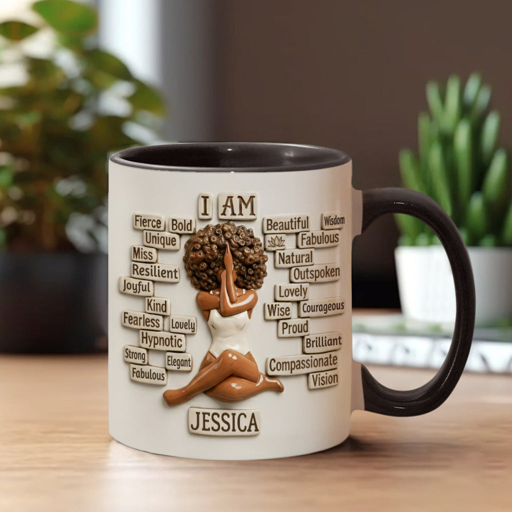 Proud To Be Black - Personalized African American Accent Mug