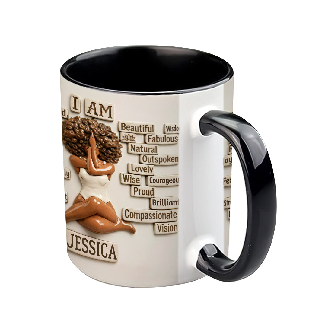 Proud To Be Black - Personalized African American Accent Mug