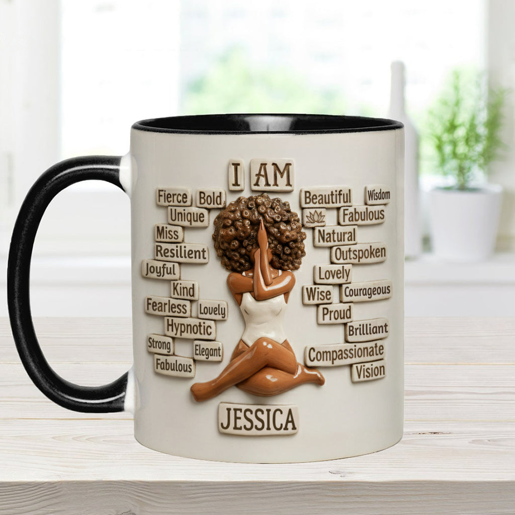 Proud To Be Black - Personalized African American Accent Mug
